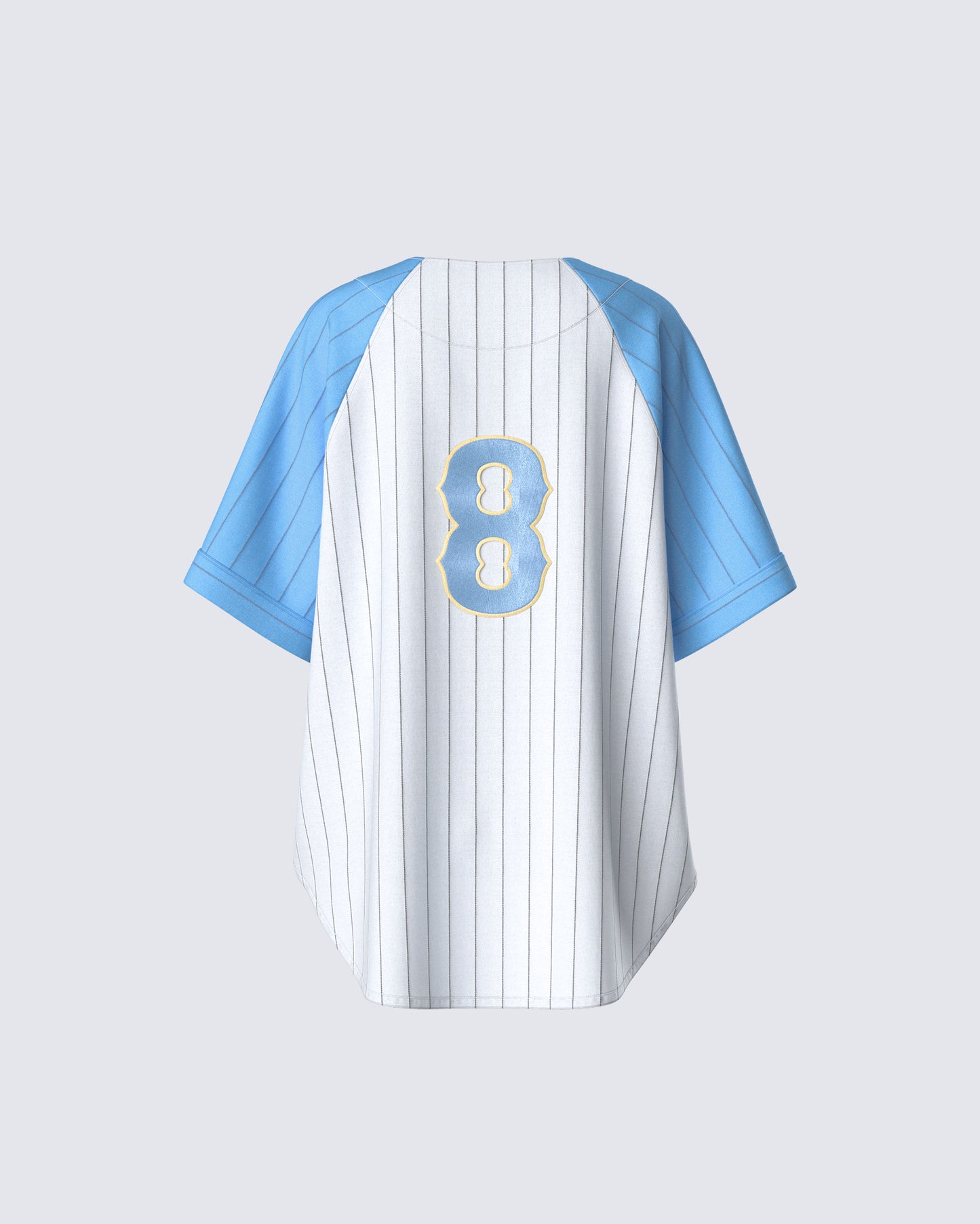 Kaomi Baby Blue Baseball Top