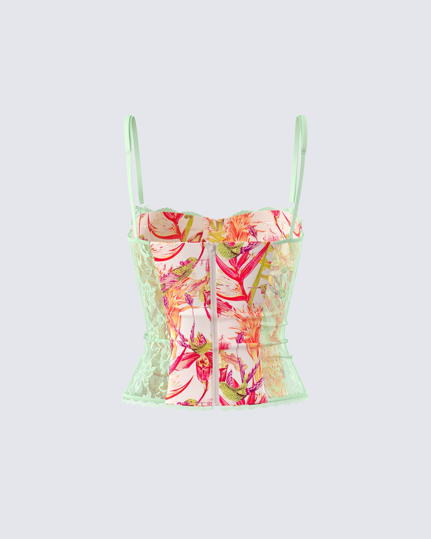 Devi Multi Print Corset Top