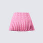 Zola Pink Tweed Mini Skirt