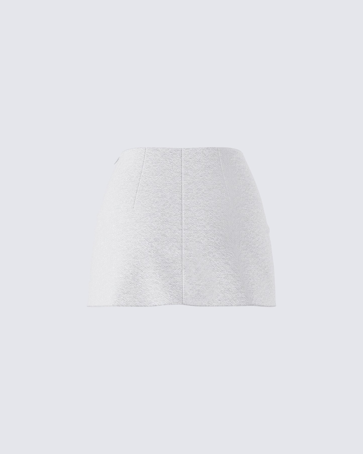 Kiraz Heather Grey Micro Mini Skirt