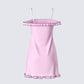 Giselda Pink Babydoll Mini Dress