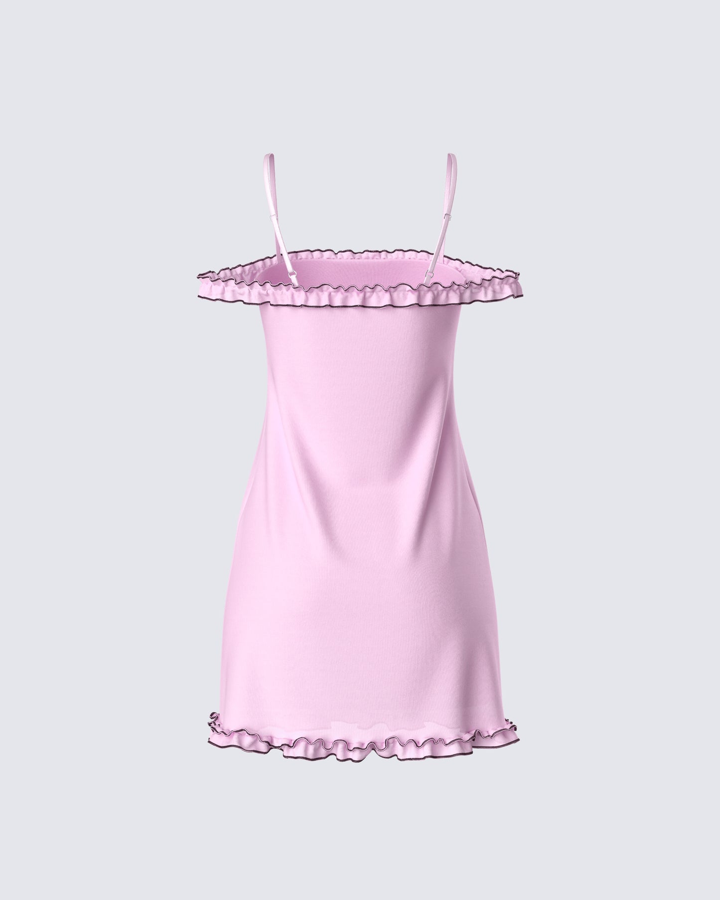 Giselda Pink Babydoll Mini Dress