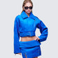 Ramona Blue Vegan Shearling Jacket