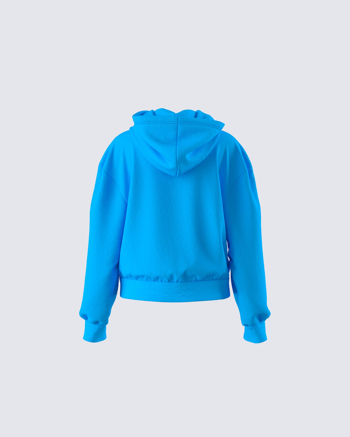 Yamuna Blue Fleece Hoodie