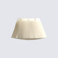Mansa Cream Crepe Pleat Skirt