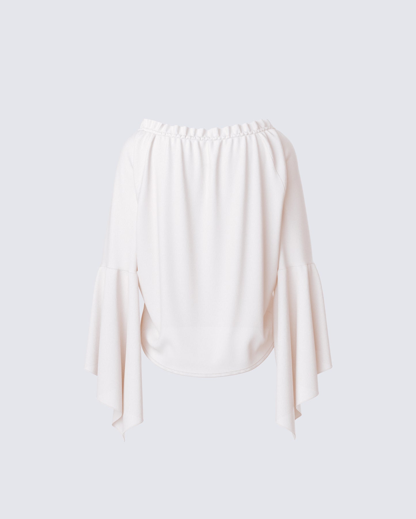 Moira Ivory Trumpet Sleeve Top