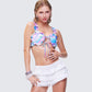 Thelma Printed Padded Heart Bra Top