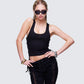 Nixie Black Lace Up Tank