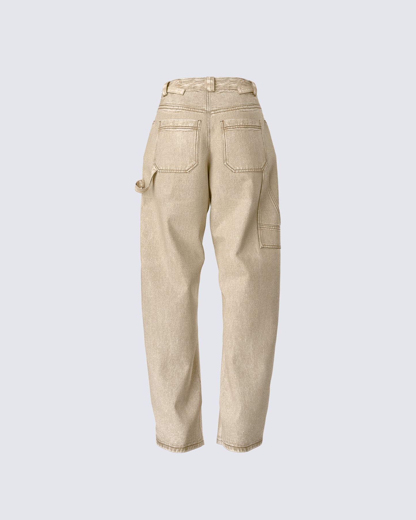 Finola Tan Washed Twill Handy Pant