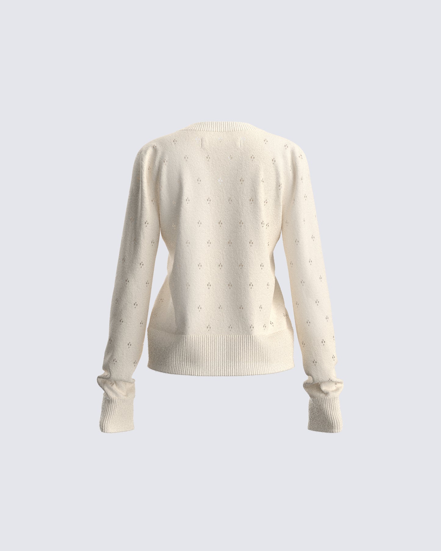 Dove Ivory Sweater Knit Cardigan
