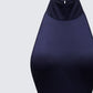 Salem Black Jersey Halter Bodysuit