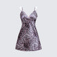 Tara Brown Printed Satin Mini Dress product front