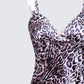 Tara Brown Printed Satin Mini Dress