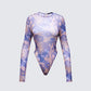 Thorne Multi Mesh Tattoo Printed Bodysuit product front