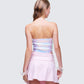 Astraia White Sequin Bandeau Top