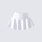 Pippa White Ruffle Tiered Skort