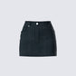 Jennifer Black Stripe Mini Skirt