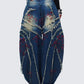 Dawn Blue Denim Floral Painted Jean
