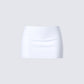 Cassandra White Mini Skirt