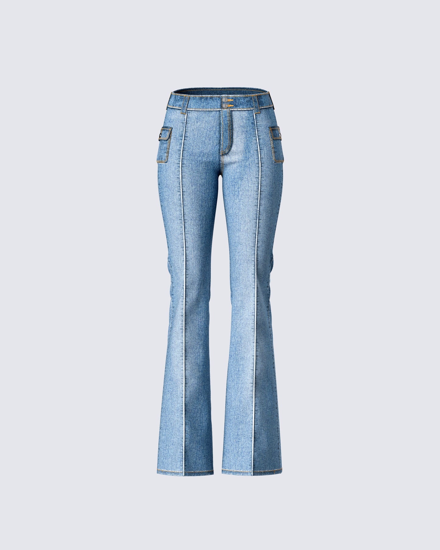 Christie Blue Mid Rise Jeans