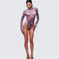 Thorne Multi Mesh Tattoo Printed Bodysuit