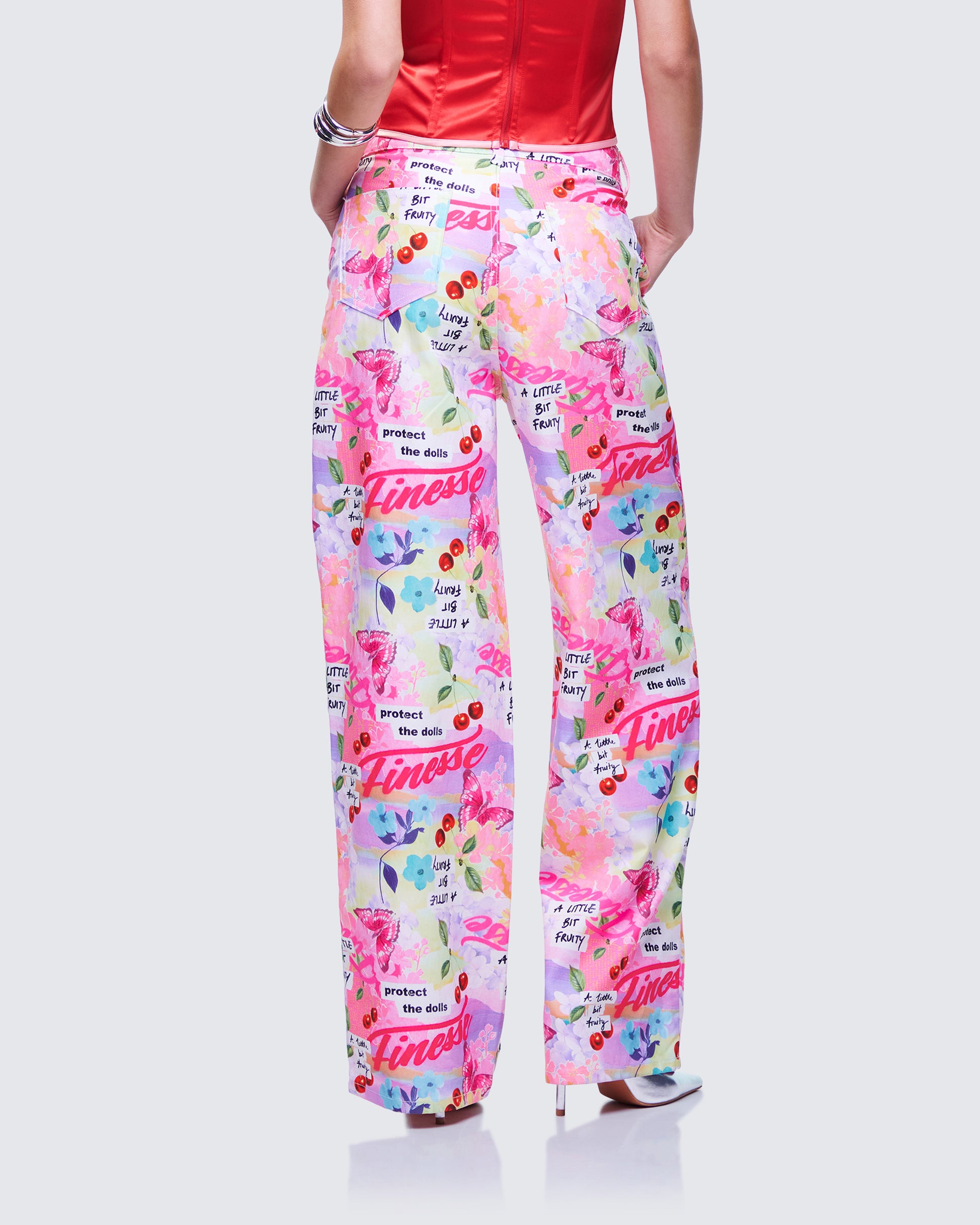 Tove Multi Printed Twill Pant