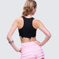 Emery Black Graphic Cut Off Tank