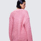 Blaise Pink Chunky Hand Knit Cardigan