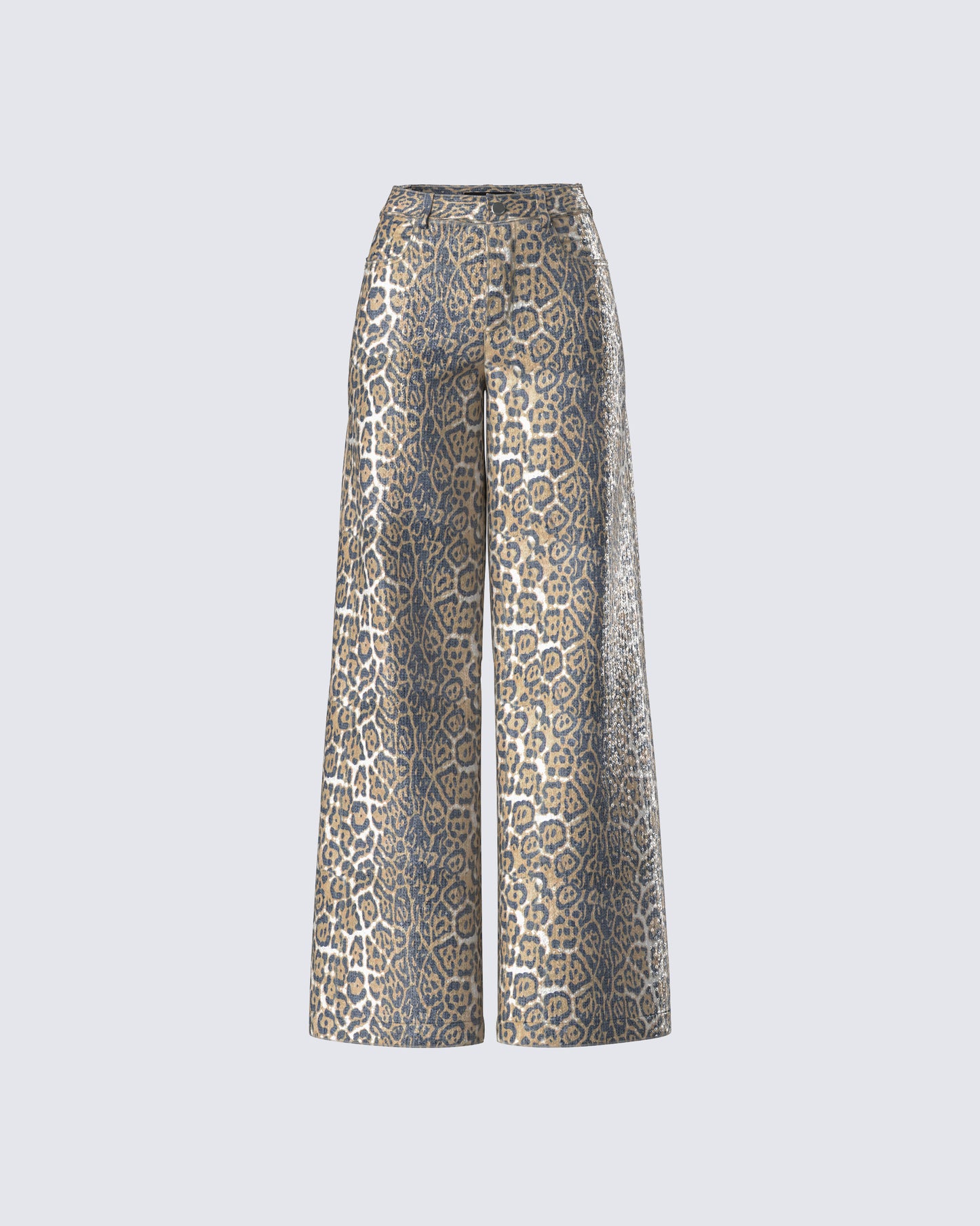 Eider Leopard Print Sequin Pant