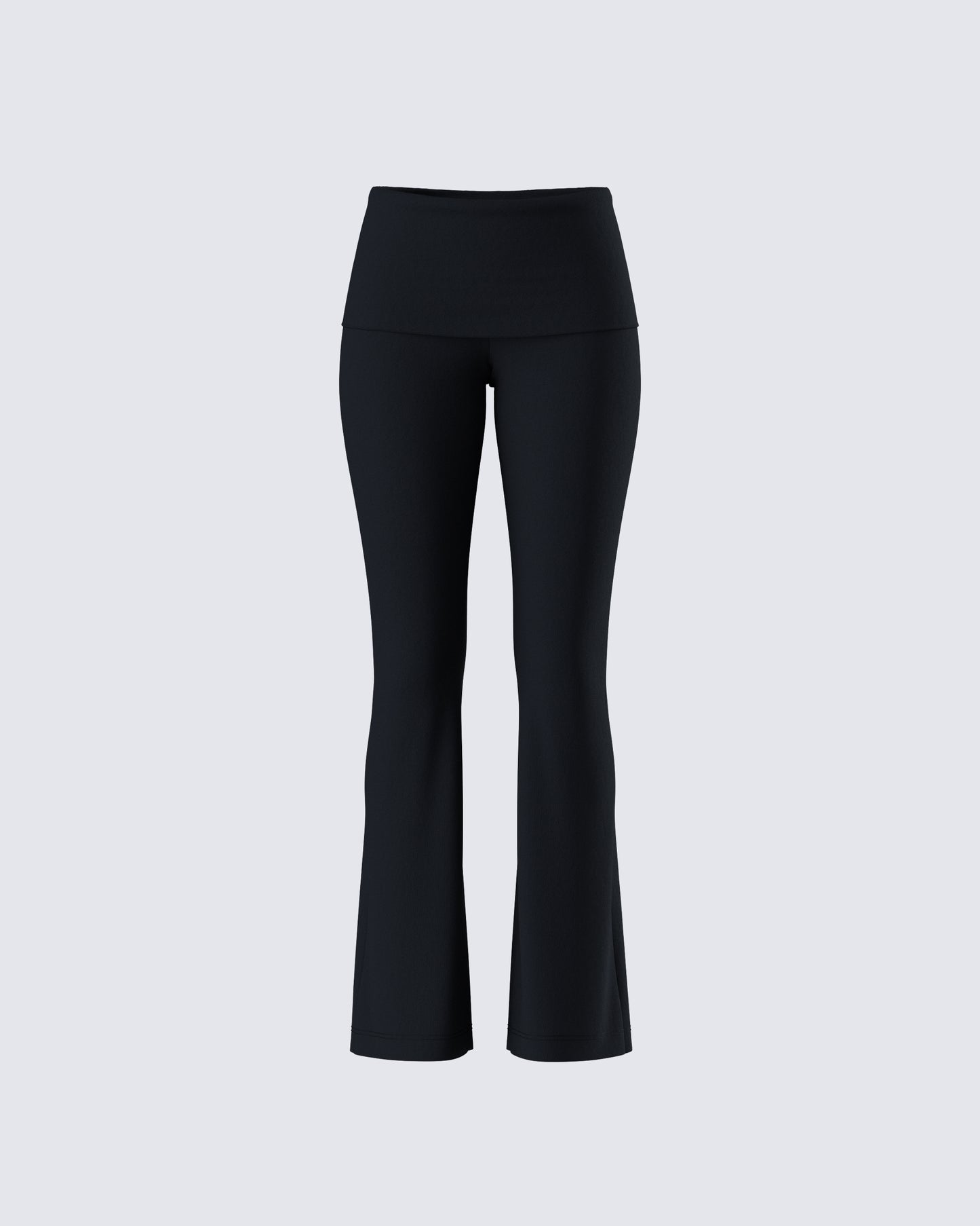 Leia Black Foldover Legging