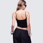 Soleia Black Cami Top