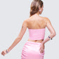 Saranna Pink Flower Corset