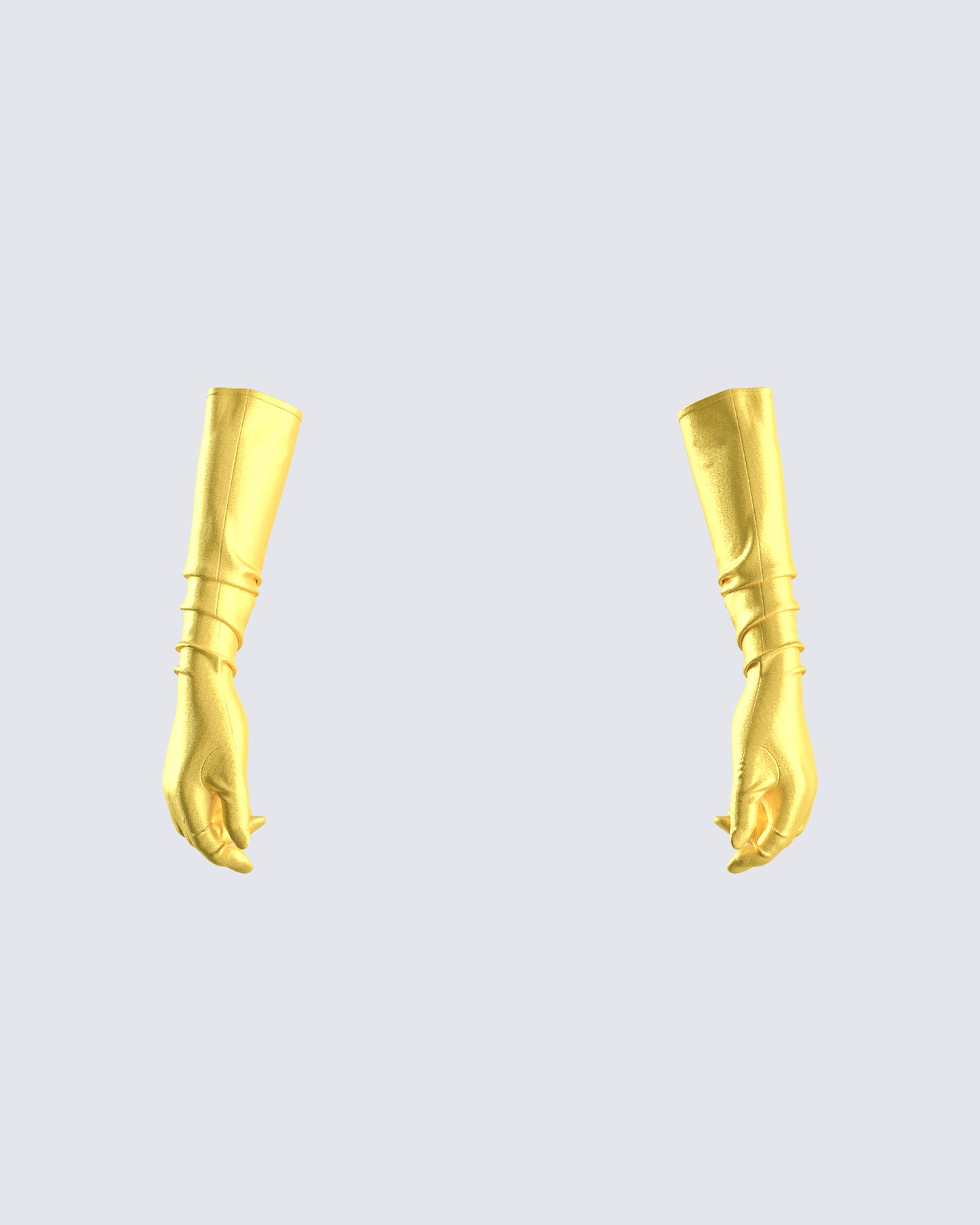 Surya Yellow Satin Gloves