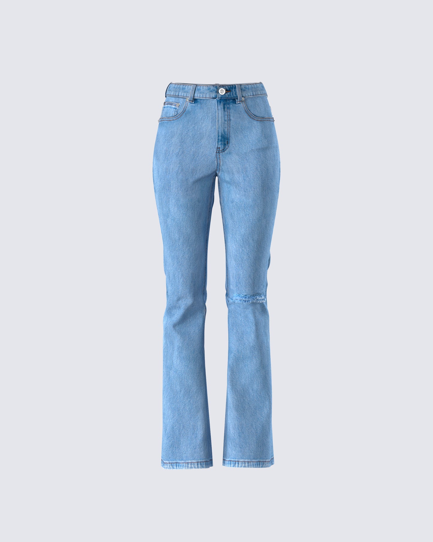 Zosia Blue Denim Ripped Jean