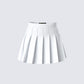 Bella White Pleated Tennis Skirt