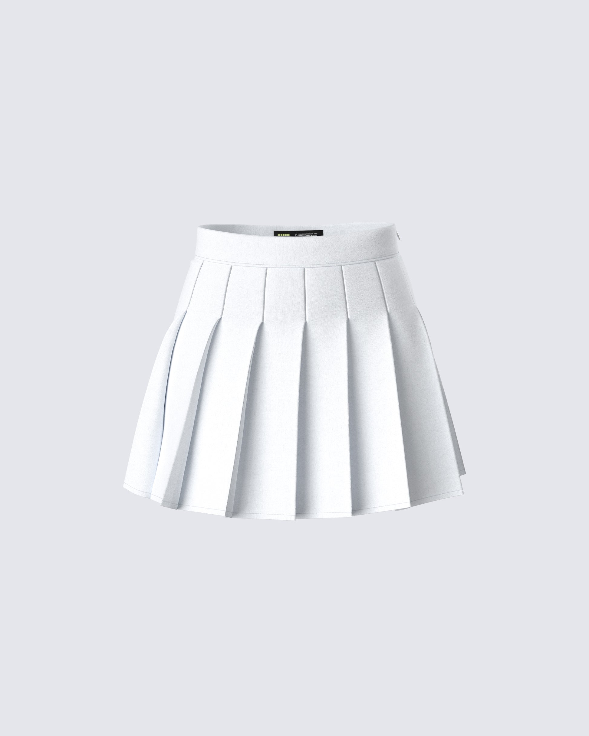Bella White Pleated Tennis Skirt – FINESSE
