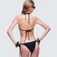 Quen Black Studded Bikini Top
