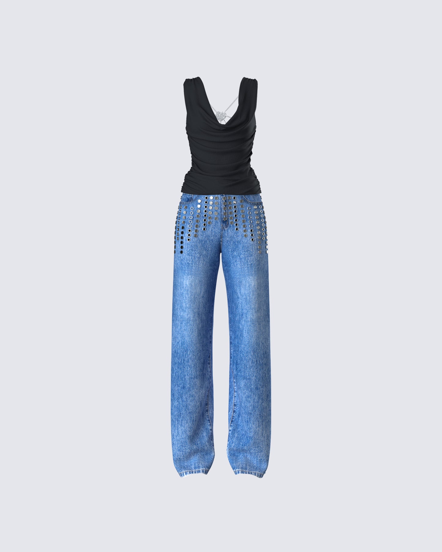 Mavi Denim Set