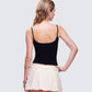 Atara Black Slogan Cami Top
