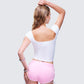 Zoya White Slogan Scoop Neck Tee