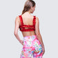 Thelma Red Padded Heart Bra Top