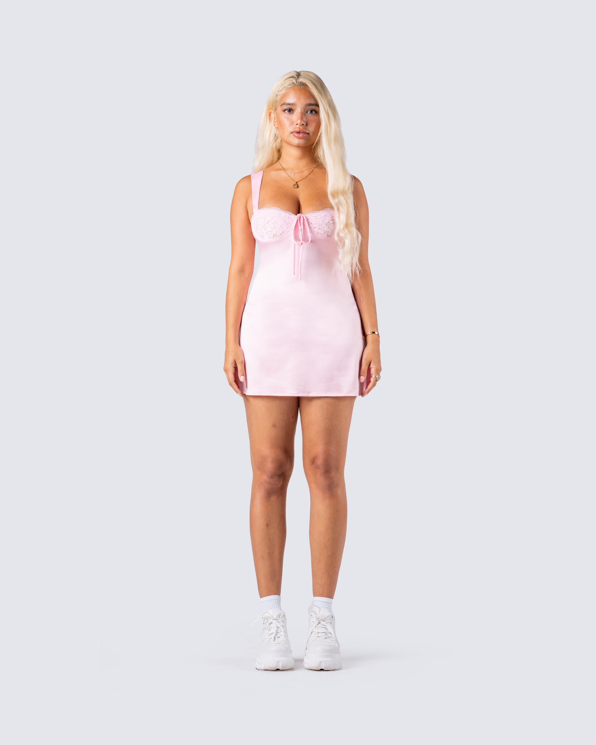 Mabel Pink Sleeveless Bodysuit