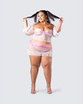Vanesa Skirt Set in Light Nude
