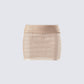 Sakura Gold Knit Micro Mini Skirt