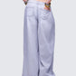 Lysandra Washed Grey Pleat Inset Jean