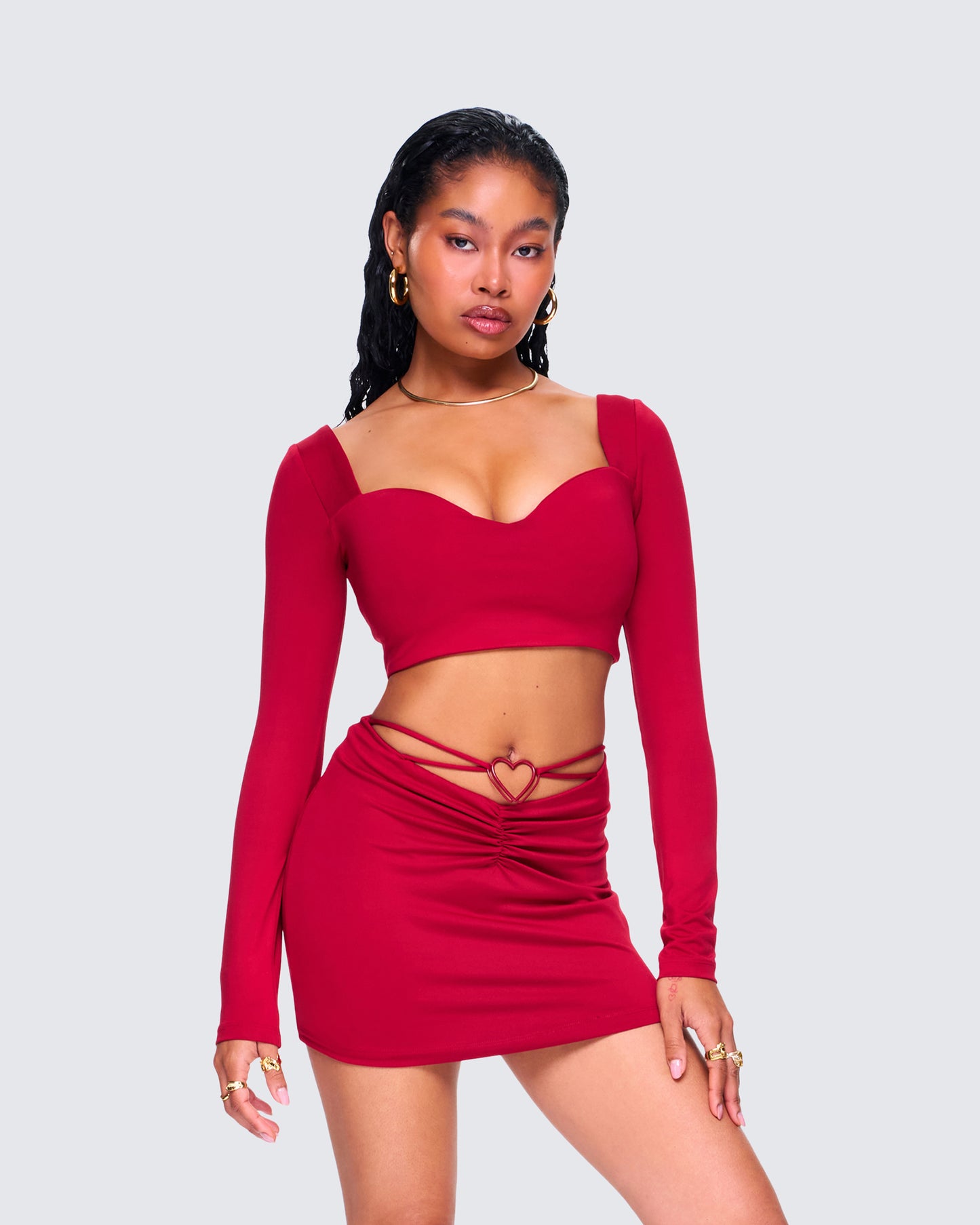 Venetia Red Sweetheart Top