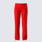 Alyssa Red Knit Pant