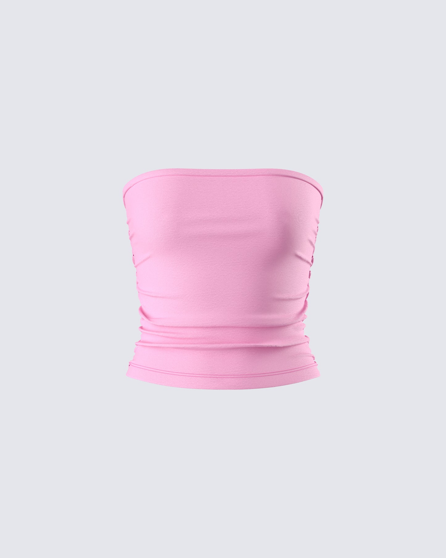 Zinnia Pink Jersey Tube Top