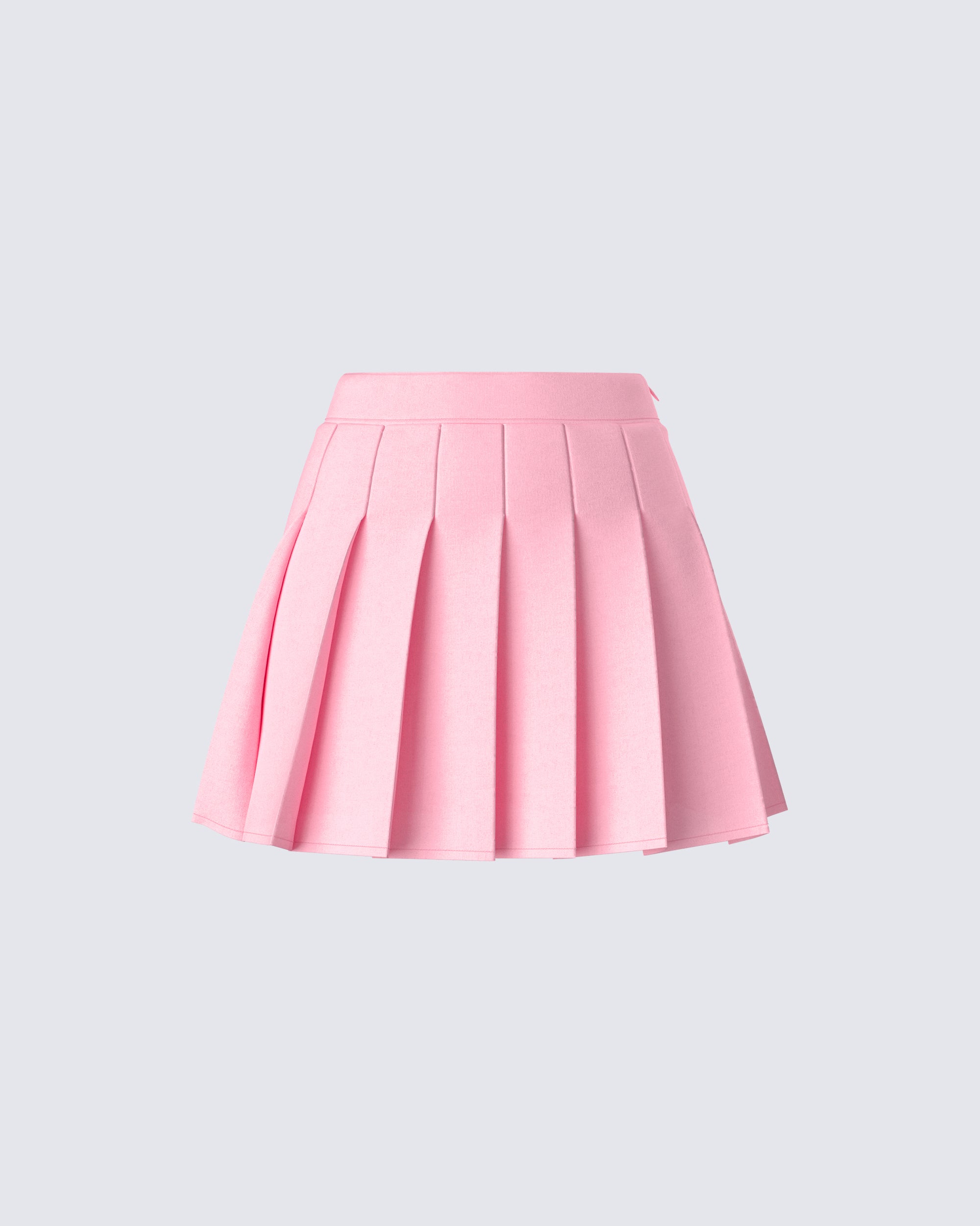 Bella Pink Pleated Mini Skirt – FINESSE