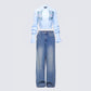 Kitty Denim Set  